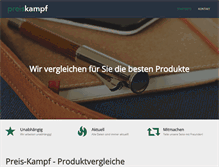 Tablet Screenshot of preis-kampf.com